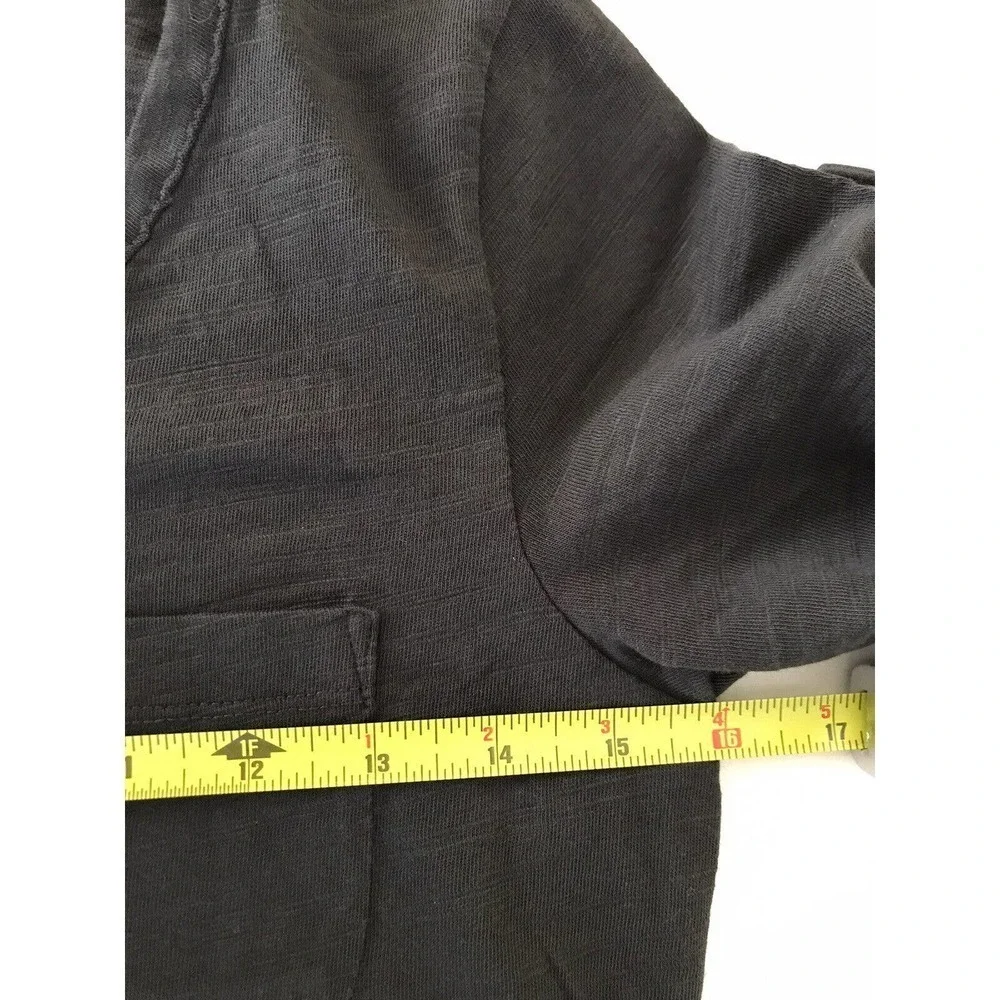 J. Crew | T-shirt Dress Women Size M Gray Cotton Short Sleeves Crew Neck Popover
